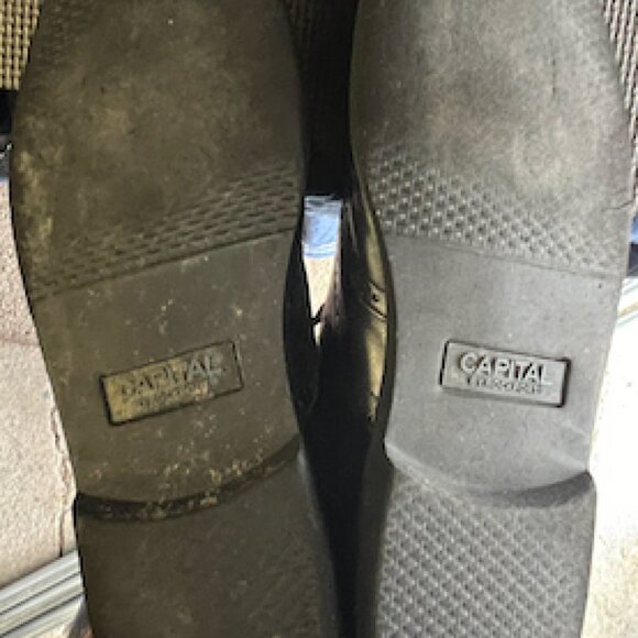 Capital Black WingTip Dress Shoes - Picture 7 of 7